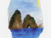 Capri, faraglioni - Carte da gioco Penisola Sorrentina