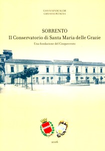 La copertina del libro dedicato al Conservatorio di s. Maria delle Grazie a Sorrento